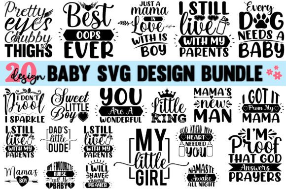 Download Baby SVG Bundle Newborn Cute Boy Girlsvg - Premium Resources