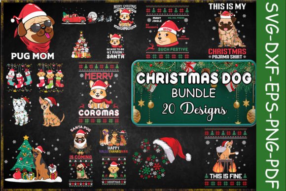 Download Christmas Dog SVG Bundle - Christmas Collection