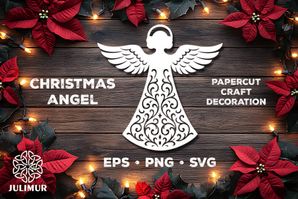 Download Christmas Angel Papercut SVG - Christmas Collection