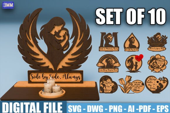 Download Mother and Baby SVG Bundle - Premium Resources
