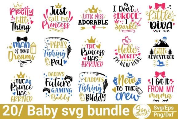 Download Baby SVG Bundle, Baby Shower SVG Bundle - Premium Resources