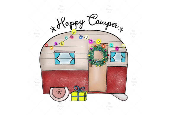 Download Happy Camper PNG, Christmas Camper - Christmas Collection