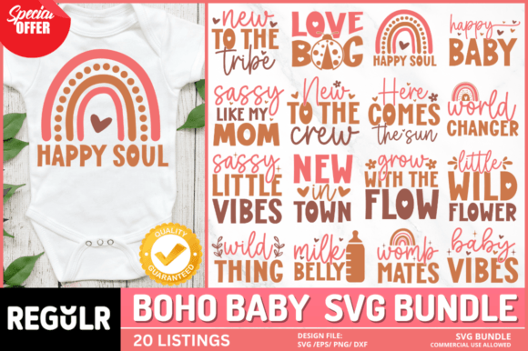 Download Boho Baby Svg Bundle - Premium Resources