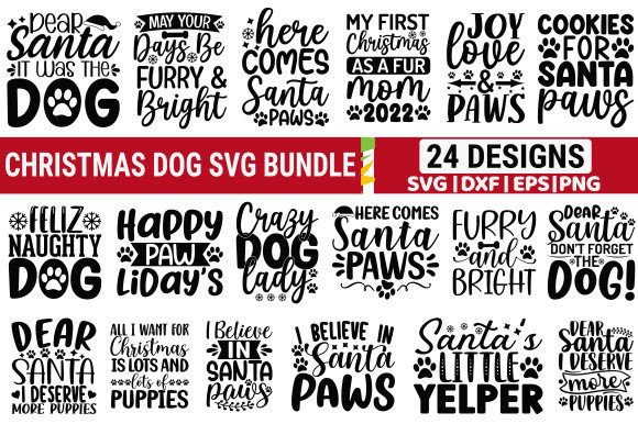 Download Christmas Dog SVG Bundle - Christmas Collection