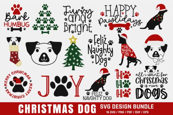Download Christmas Dog SVG Bundle - Christmas SVG - Christmas Collection