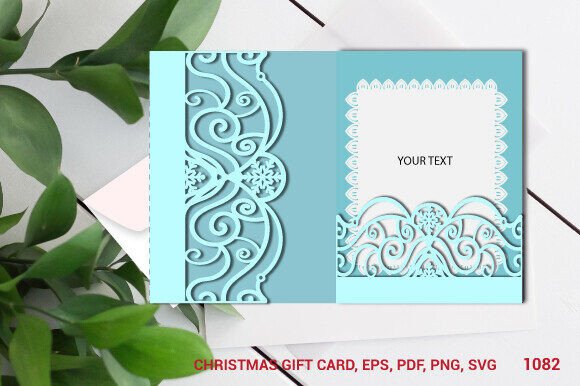 Download Christmas Layered Gift Card Svg 1082 - Christmas Collection