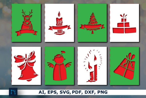 Download Christmas Gift Card SVG Bundle - Christmas Collection