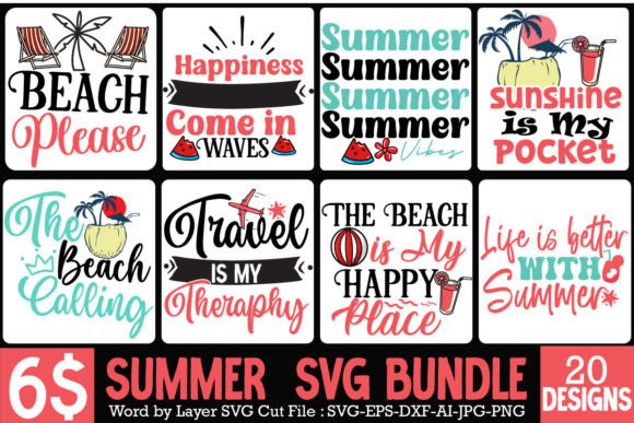 Download Summer SVG Bundle , Beach SVG Bundle - Summer svg Collection