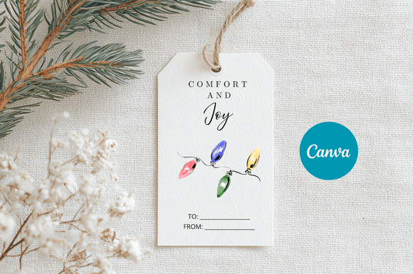 Download Merry Christmas Gift Tag Template - Christmas Collection
