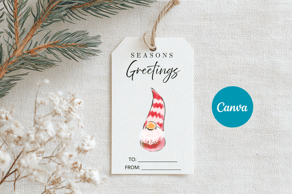 Download Merry Christmas Gift Tag Template - Christmas Collection