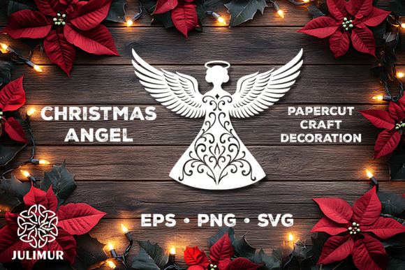 Download Christmas Angel Papercut SVG - Christmas Collection