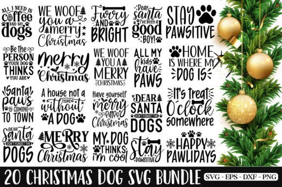 Download Christmas Dog SVG Bundle - Christmas Collection