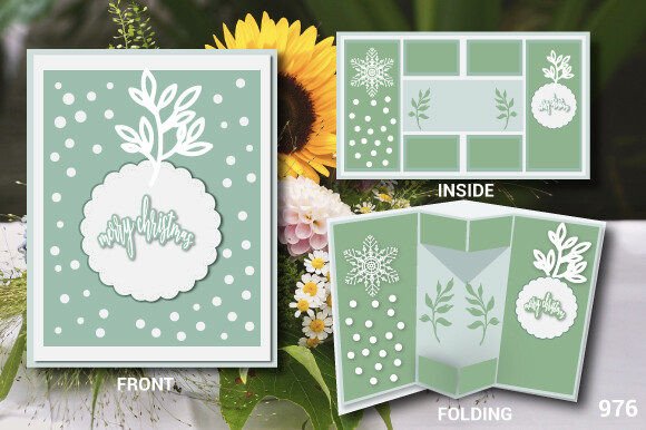 Download Christmas Gift Card SVG Laser Cut 976 - Christmas Collection