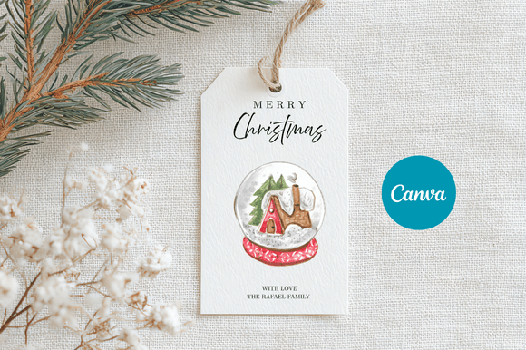 Download Merry Christmas Gift Tag Template - Christmas Collection