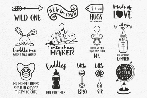 Download Baby Svg Bundle, Baby Quote Svg - Premium Resources